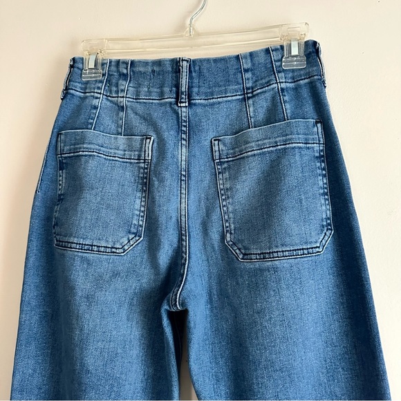 Maeve • The Colette Crop High-Rise Wide-Leg Jeans - Picture 5 of 8